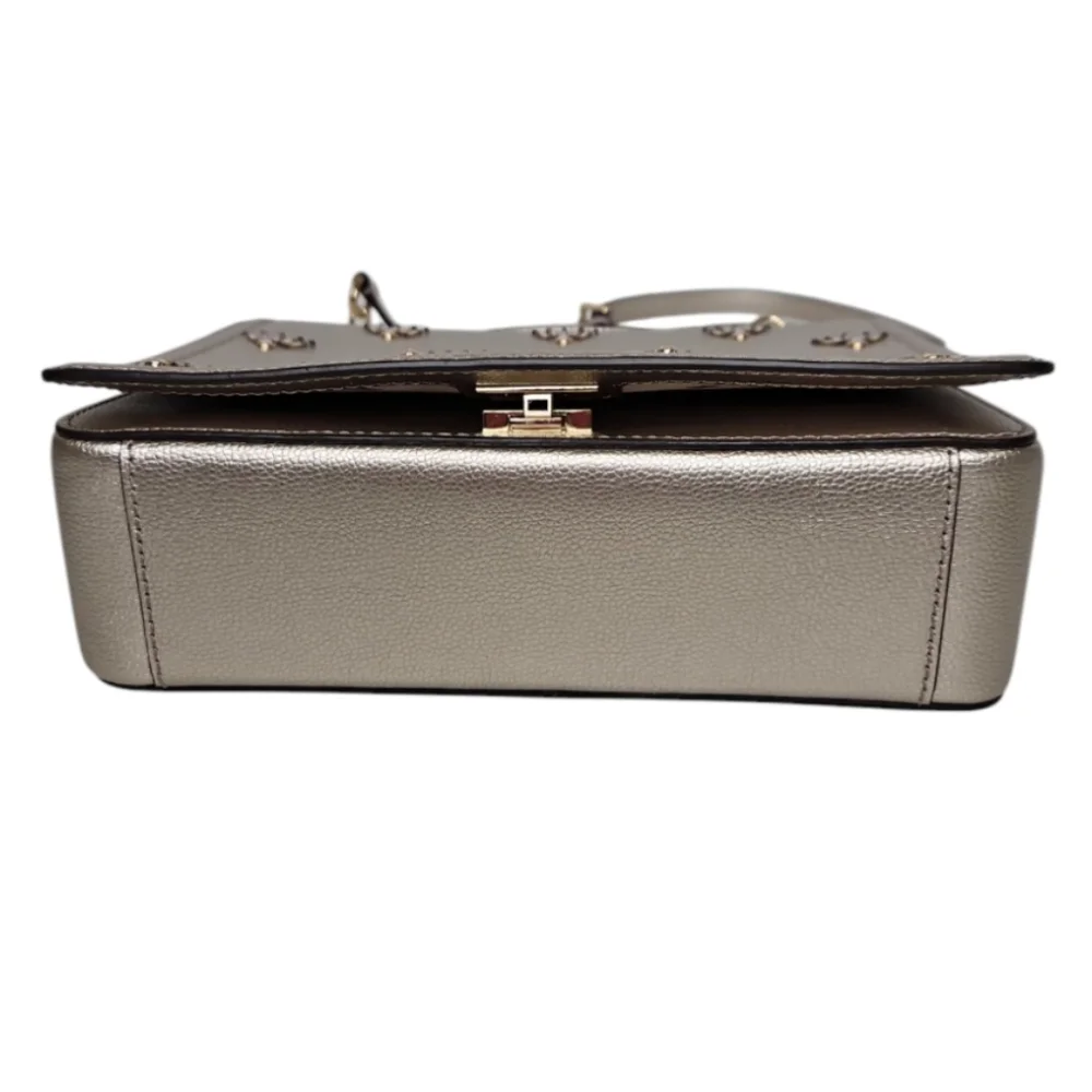 Kate Spade Patterson Drive Embellished Maisie Metallic Blush Crossbody Bag - Picture 4 of 11